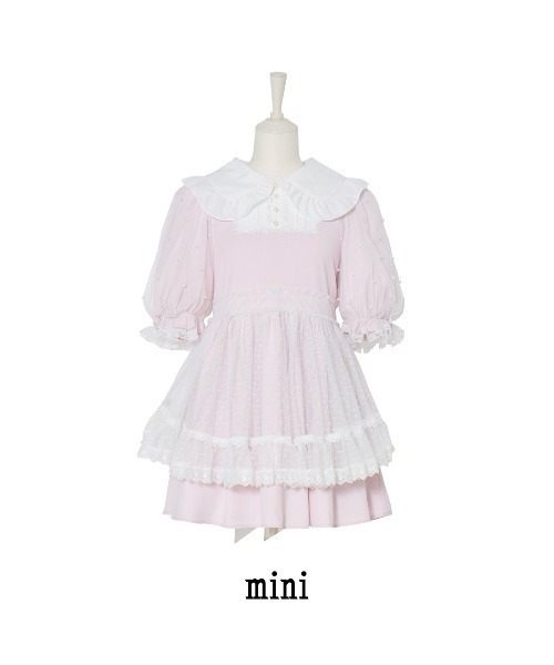 mellfy memory(メルフィーメモリー)の「Love to Dollワンピース(ワンピース・レディース・ブラック/ピンク・Mサイズ/long/Mサイズ/mini/Sサイズ/long/Sサイズ/mini)」の2枚目の写真