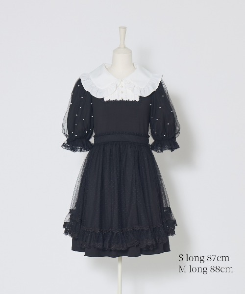 mellfy memory(メルフィーメモリー)の「Love to Dollワンピース(ワンピース・レディース・ブラック/ピンク・Mサイズ/long/Mサイズ/mini/Sサイズ/long/Sサイズ/mini)」の19枚目の写真