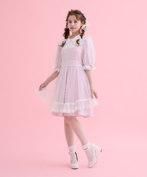 mellfy memory(メルフィーメモリー)の「Love to Dollワンピース(ワンピース・レディース・ブラック/ピンク・Mサイズ/long/Mサイズ/mini/Sサイズ/long/Sサイズ/mini)」の3枚目の写真