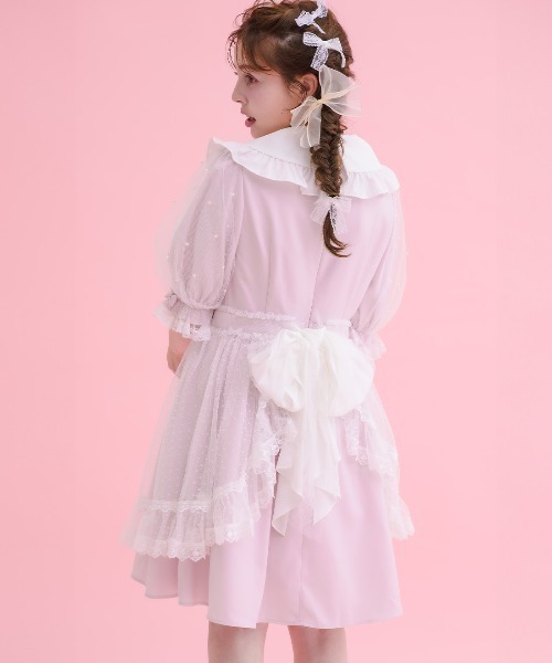 mellfy memory(メルフィーメモリー)の「Love to Dollワンピース(ワンピース・レディース・ブラック/ピンク・Mサイズ/long/Mサイズ/mini/Sサイズ/long/Sサイズ/mini)」の4枚目の写真