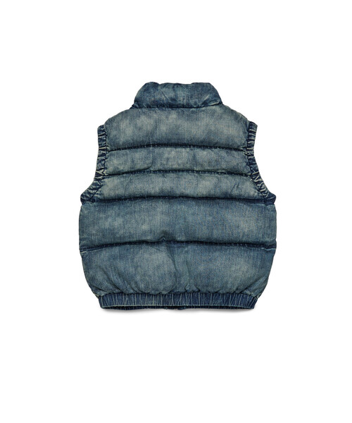 DIESEL(ディーゼル)の「キッズ パファーベスト JWMONSSL(その他アウター・キッズ・インディゴブルー・10Y/14Y/12Y/16Y/6Y/8Y/4Y)」の2枚目の写真