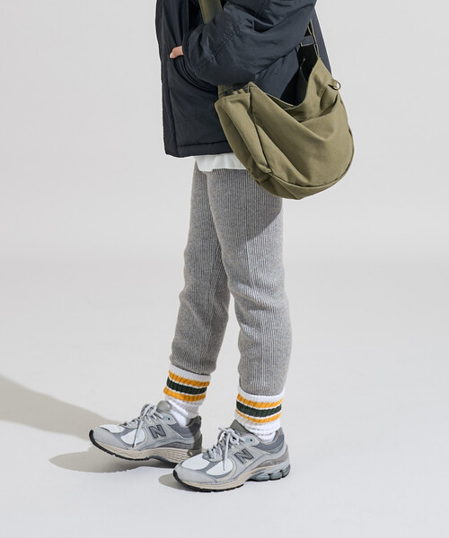 FREAK'S STORE(フリークスストア)の「限定展開 リブ ニットジョガーパンツ(その他パンツ・レディース・ブラック/オフホワイト/ライトグレー/チャコールグレー・フリ-)」の13枚目の写真