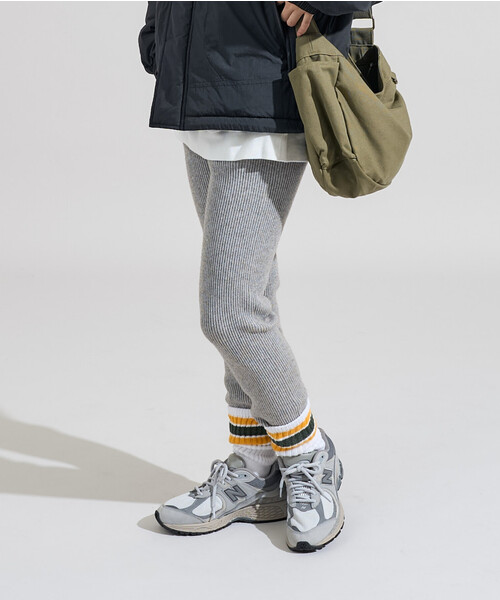 FREAK'S STORE(フリークスストア)の「限定展開 リブ ニットジョガーパンツ(その他パンツ・レディース・ブラック/オフホワイト/ライトグレー/チャコールグレー・フリ-)」の14枚目の写真