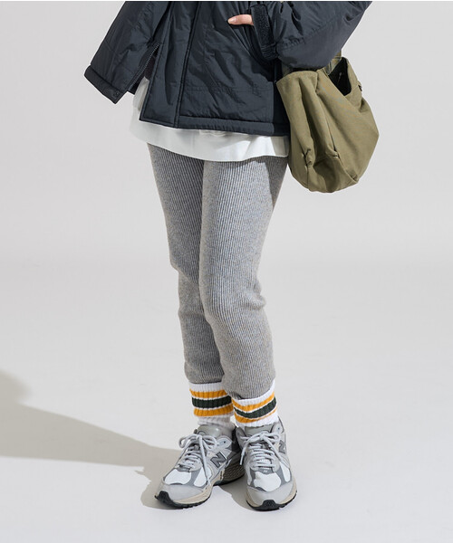 FREAK'S STORE(フリークスストア)の「限定展開 リブ ニットジョガーパンツ(その他パンツ・レディース・ブラック/オフホワイト/ライトグレー/チャコールグレー・フリ-)」の15枚目の写真