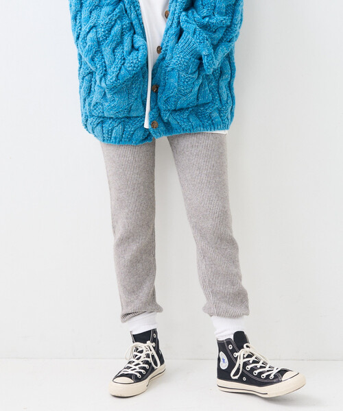 FREAK'S STORE(フリークスストア)の「限定展開 リブ ニットジョガーパンツ(その他パンツ・レディース・ブラック/オフホワイト/ライトグレー/チャコールグレー・フリ-)」の17枚目の写真