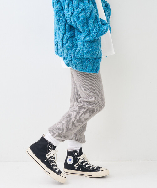 FREAK'S STORE(フリークスストア)の「限定展開 リブ ニットジョガーパンツ(その他パンツ・レディース・ブラック/オフホワイト/ライトグレー/チャコールグレー・フリ-)」の5枚目の写真