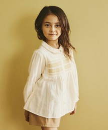 utremi（ユトレミ）の「utremi/スモッキングブラウス 長袖（キッズ/ジュニア 110～140cm）（シャツ/ブラウス）」