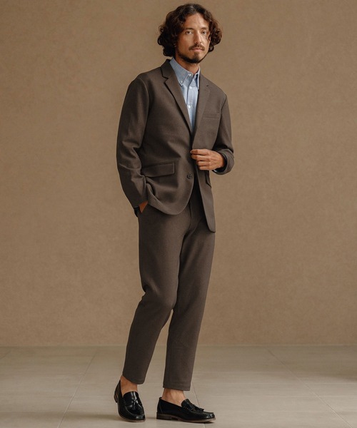 CALL&RESPONSE(コールアンドレスポンス)の「mj10886-テーラードジャケット-メランジツイル(テーラードジャケット・メンズ・チャコール/ブラウン・1/2/3/4)」の6枚目の写真