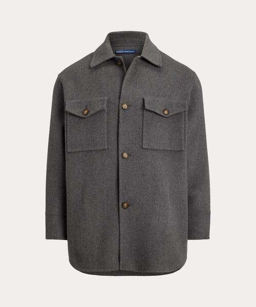 ダブルフェイスド ウール シャツ ジャケット（その他アウター）｜POLO