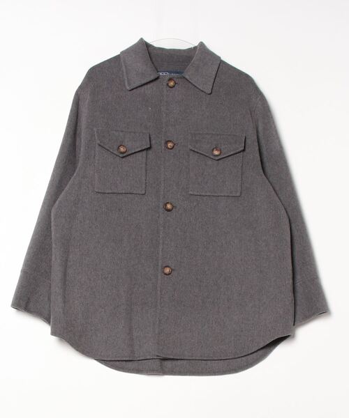 Polo by Ralph Lauren ウールシャツジャケット XS ダブルフェイスド ウール シャツ ジャケット（その他アウター）｜POLO