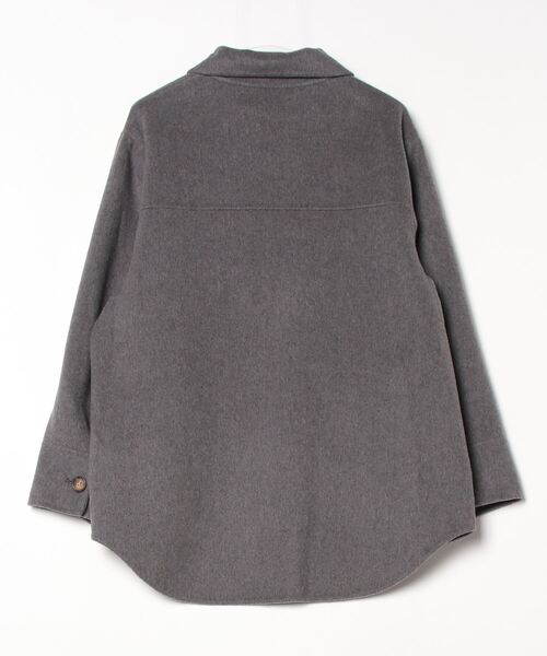 ダブルフェイスド ウール シャツ ジャケット（その他アウター）｜POLO