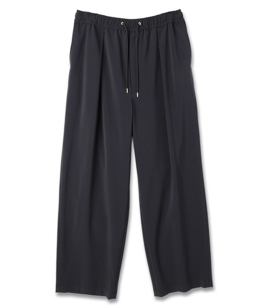 CULLNI(クルニ)の「Stretch Twill 1Tuck Drawstring Wide Pants(スラックス・メンズ・ブラック/ネイビー/アッシュブラウン・2/1/0)」の10枚目の写真