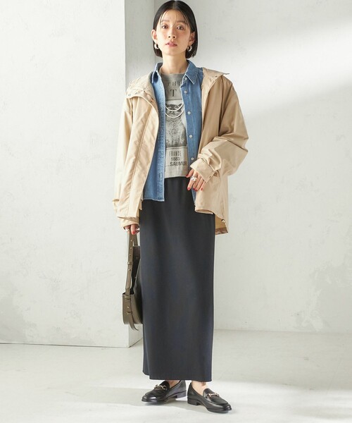 SHIPS（シップス）の「〈洗濯機可能〉ライトオンス デニム ショート シャツ（シャツ/ブラウス・レディース・ライトブルー/ブルー/ブルー系・ONE SIZE）」の19枚目の写真