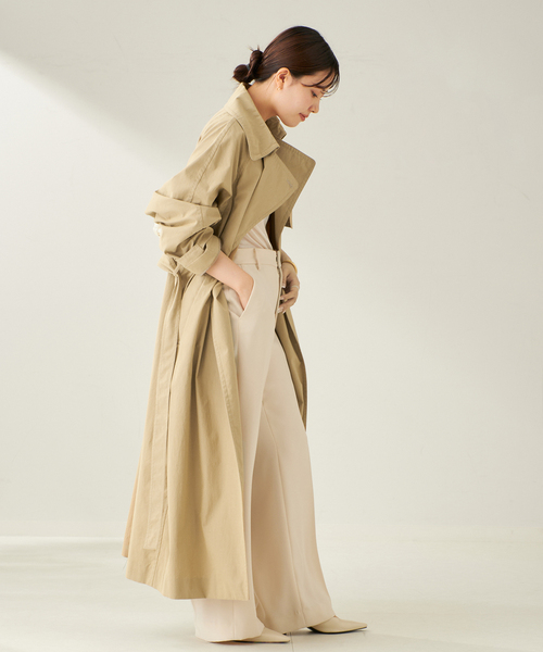 今期完売　美品　プラージュ plage トレンチコート plage トレンチコート コート 「追加」C/N TRENCH レディース