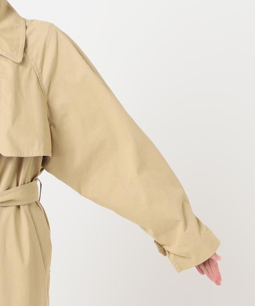 plage（プラージュ）の「《追加》C/N TRENCH コート（トレンチコート・レディース・チョコ/ベージュ・38/36）」の12枚目の写真