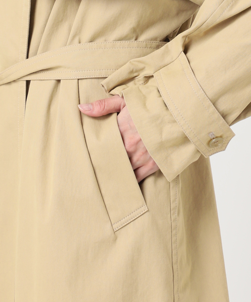 plage（プラージュ）の「《追加》C/N TRENCH コート（トレンチコート・レディース・チョコ/ベージュ・38/36）」の13枚目の写真