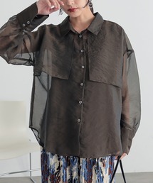 n'OrLABEL | 『シャンブレーシアーシャツ』(シャツ/ブラウス)