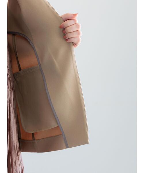 Te chichi（テチチ）の「麻調Yカラージレ（ベスト・レディース・ベージュ/チャコールグレー・F）」の13枚目の写真