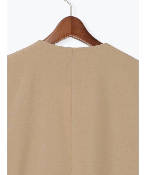 Te chichi（テチチ）の「麻調Yカラージレ（ベスト・レディース・ベージュ/チャコールグレー・F）」の20枚目の写真