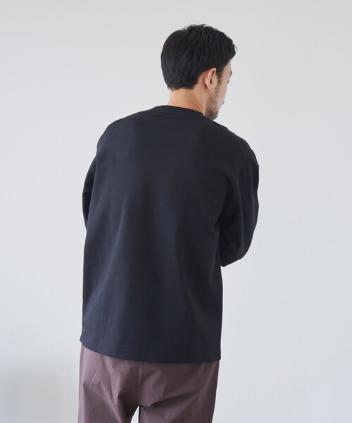 coen（コーエン）の「クリーンプラスロングスリーブTシャツ【抗菌防臭、防汚（食品汚れ）、UVカット】（Tシャツ/カットソー・メンズ・オレンジ系その他/ブラック/ライトグレー/ホワイト・S/M/L/XL）」の15枚目の写真