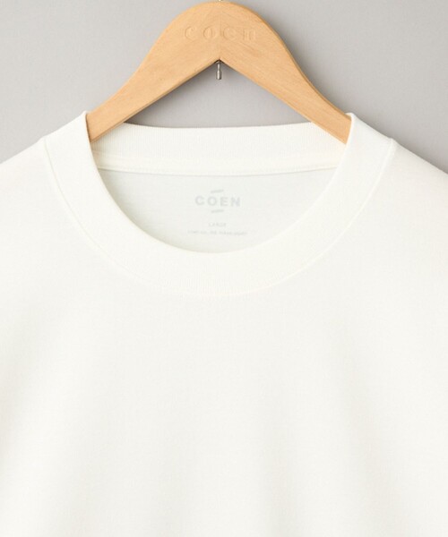 coen（コーエン）の「クリーンプラスロングスリーブTシャツ【抗菌防臭、防汚（食品汚れ）、UVカット】（Tシャツ/カットソー・メンズ・オレンジ系その他/ブラック/ライトグレー/ホワイト・S/M/L/XL）」の14枚目の写真
