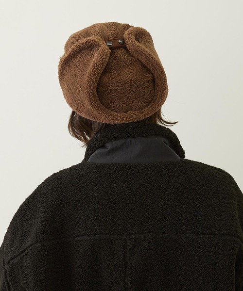 MILKFED.(ミルクフェド)の「BOA FLIGHT CAP(ハット・レディース・グレー/オフホワイト/ブラウン・ONE SIZE)」の14枚目の写真