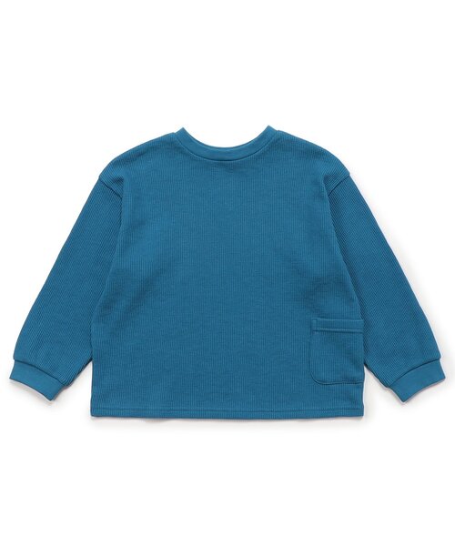 BREEZE(ブリーズ)の「【前後着用OK】どっちも正解 DAISUKI ワッフルロンT_ジュニア対応(Tシャツ/カットソー・キッズ・アイボリー/イエロー/その他11/ブラック/ブルー/その他12・110/100/90/140/130/120/80)」の4枚目の写真