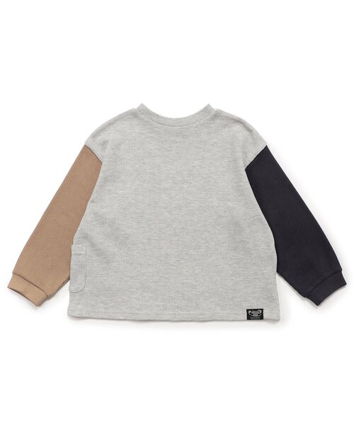BREEZE(ブリーズ)の「【前後着用OK】どっちも正解 DAISUKI ワッフルロンT_ジュニア対応(Tシャツ/カットソー・キッズ・アイボリー/イエロー/その他11/ブラック/ブルー/その他12・110/100/90/140/130/120/80)」の12枚目の写真