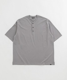 EKAL（エカル）の「『UR TECH』ワイドヘンリーネックTシャツ（Tシャツ/カットソー・メンズ）」