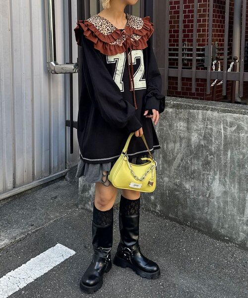 CIAOPANIC(チャオパニック)の「レオパードフリルつけ襟(その他小物・レディース・カーキ/グレー/ブラウン・ONE SIZE)」の15枚目の写真