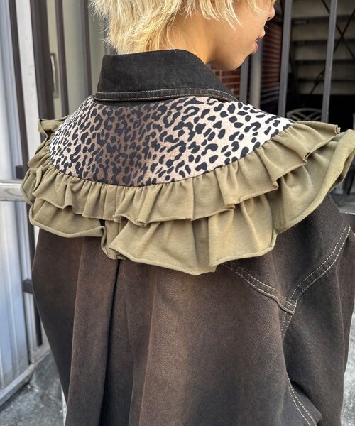 CIAOPANIC(チャオパニック)の「レオパードフリルつけ襟(その他小物・レディース・カーキ/グレー/ブラウン・ONE SIZE)」の22枚目の写真