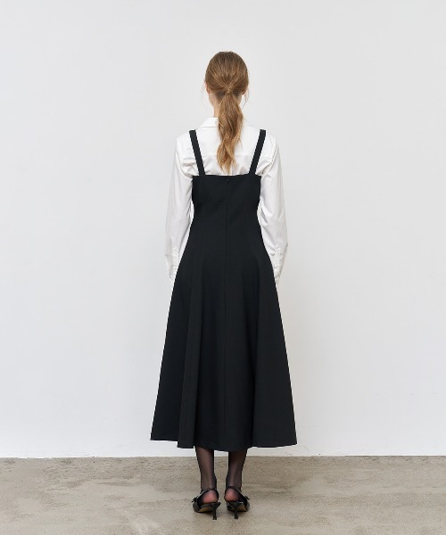 GENERAL IDEA（ジェネラルアイデア）の「GENERAL IDEA/ジェネラルアイディア sleeveless flare long one-piece ワンピ-ス（ワンピース・レディース・ブラック/ネイビー・L/S/M）」の12枚目の写真