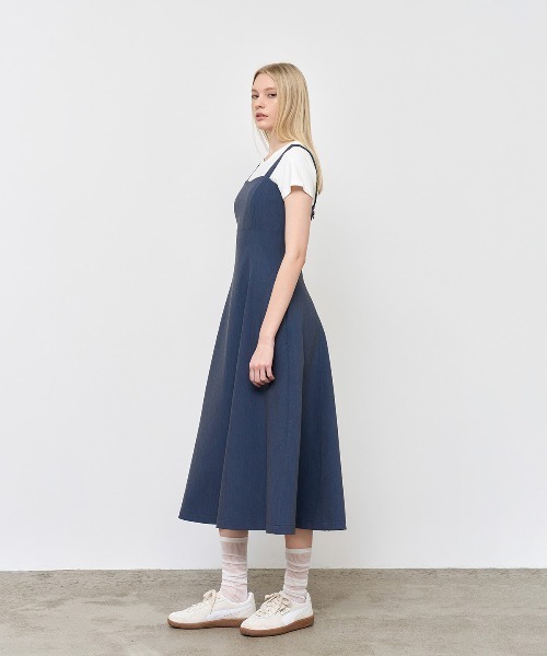 GENERAL IDEA（ジェネラルアイデア）の「GENERAL IDEA/ジェネラルアイディア sleeveless flare long one-piece ワンピ-ス（ワンピース・レディース・ブラック/ネイビー・L/S/M）」の21枚目の写真