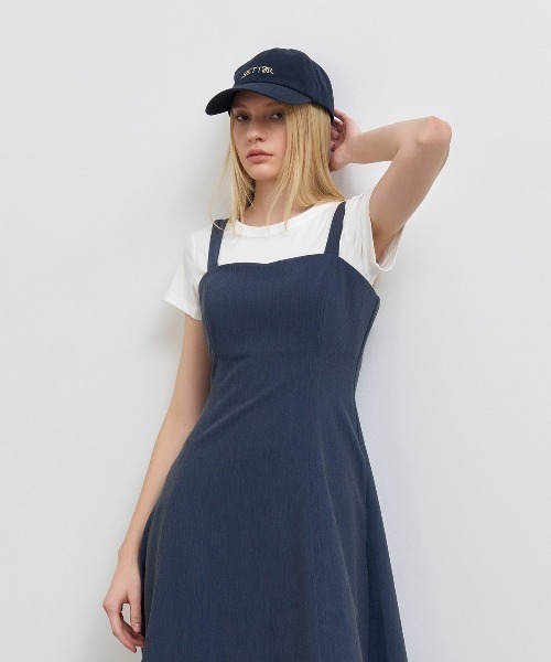 GENERAL IDEA（ジェネラルアイデア）の「GENERAL IDEA/ジェネラルアイディア sleeveless flare long one-piece ワンピ-ス（ワンピース・レディース・ブラック/ネイビー・L/S/M）」の17枚目の写真