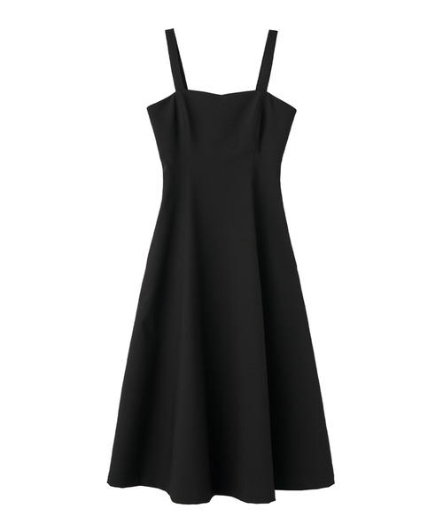 GENERAL IDEA（ジェネラルアイデア）の「GENERAL IDEA/ジェネラルアイディア sleeveless flare long one-piece ワンピ-ス（ワンピース・レディース・ブラック/ネイビー・L/S/M）」の3枚目の写真