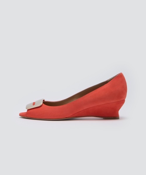 PELLICO(ペリーコ)の「BETA アネッリフィッビア ウェッジソール パンプス 4.0cm TOMATO(パンプス・レディース・オレンジ系・37.5/36/35.5/35)」の2枚目の写真