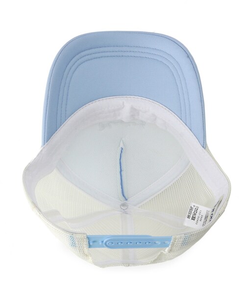 SHOO・LA・RUE（シューラルー）の「ハートチャームメッシュキャップ（キャップ・キッズ・サックスブルー/パープル系1・99）」の7枚目の写真