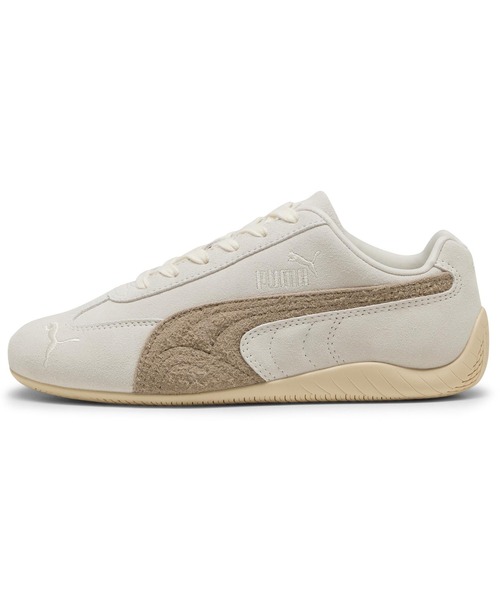 PUMA（プーマ）の「PUMA/プーマ スニーカー レディース 韓国 ローカット 薄底 SPEEDCAT ELEVATED W スピードキャット 403619 01（スニーカー・レディース・ライトブラウン/アイボリー・23.0cm/24.0cm/25.0cm/23.5cm/24.5cm）」の3枚目の写真