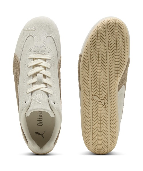 PUMA（プーマ）の「PUMA/プーマ スニーカー レディース 韓国 ローカット 薄底 SPEEDCAT ELEVATED W スピードキャット 403619 01（スニーカー・レディース・ライトブラウン/アイボリー・23.0cm/24.0cm/25.0cm/23.5cm/24.5cm）」の5枚目の写真