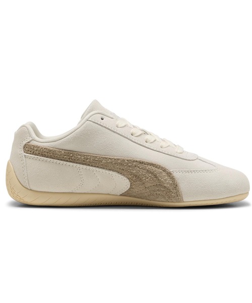 PUMA（プーマ）の「PUMA/プーマ スニーカー レディース 韓国 ローカット 薄底 SPEEDCAT ELEVATED W スピードキャット 403619 01（スニーカー・レディース・ライトブラウン/アイボリー・23.0cm/24.0cm/25.0cm/23.5cm/24.5cm）」の4枚目の写真