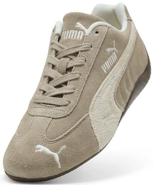 PUMA（プーマ）の「PUMA/プーマ スニーカー レディース 韓国 ローカット 薄底 SPEEDCAT ELEVATED W スピードキャット 403619 01（スニーカー・レディース・ライトブラウン/アイボリー・23.0cm/24.0cm/25.0cm/23.5cm/24.5cm）」の11枚目の写真