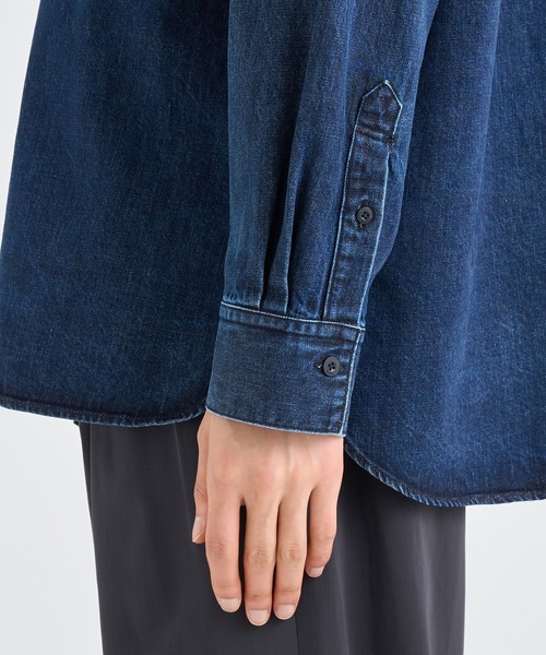 IRENISA(イレニサ)の「【irenisa/イレニサ】別注DENIM RELAX FIT DOUBLE POCKET SHIRT(シャツ/ブラウス・メンズ・ライトブルー・3/2)」の10枚目の写真