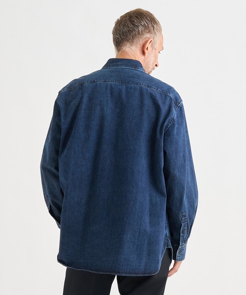 IRENISA(イレニサ)の「【irenisa/イレニサ】別注DENIM RELAX FIT DOUBLE POCKET SHIRT(シャツ/ブラウス・メンズ・ライトブルー・3/2)」の19枚目の写真