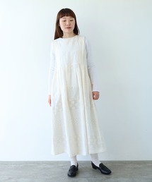 bulle de savon | noble flower ジャカード ジャンパースカート(ジャンパースカート)