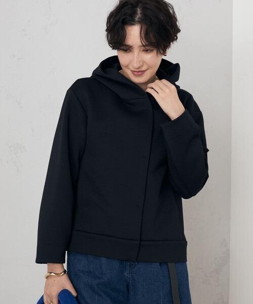 セットアップ対応》ウォッシャブルエアボールフードブルゾン（ブルゾン