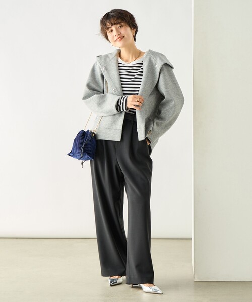 ノーリーズ　ウォッシャブル エアボールフードブルゾン セール】《セットアップ対応》ウォッシャブルエアボールフード