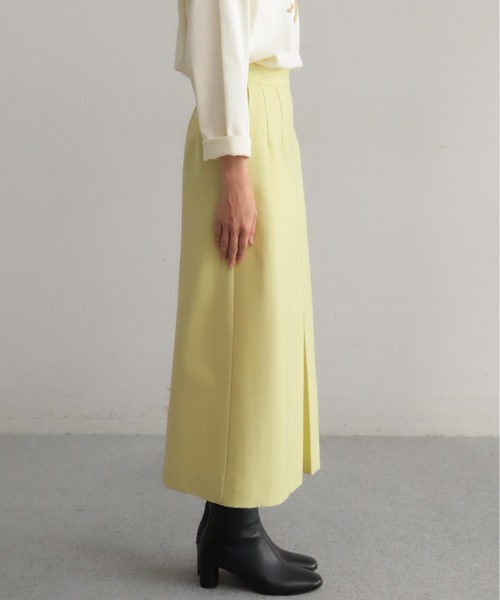 セール】ポリエステルツイル ボックスタックスカート（スカート