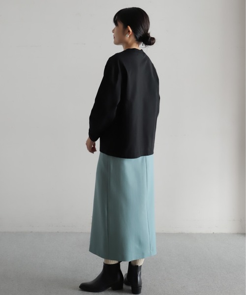 ポリエステルツイル ボックスタックスカート | NOMBRE IMPAIR