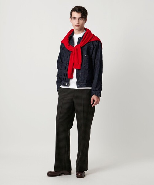 UNITED ARROWS（ユナイテッドアローズ）の「シオタ スビンコットン デニム トラッカージャケット「SLOW &　」（デニムジャケット・メンズ・ネイビー/ダークグレー・L/M/S/XL）」の7枚目の写真