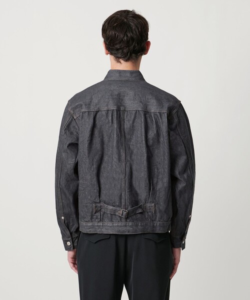 UNITED ARROWS（ユナイテッドアローズ）の「シオタ スビンコットン デニム トラッカージャケット「SLOW &　」（デニムジャケット・メンズ・ネイビー/ダークグレー・L/M/S/XL）」の10枚目の写真
